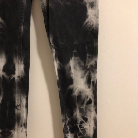 French Connection denim tie dye skinny jeans - Picture 6 of 11